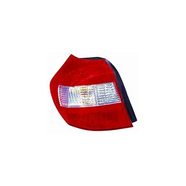 Feu arrière gauche pour BMW SERIE 1 E87 de 2004 à 2007, rouge et blanc, Neuf