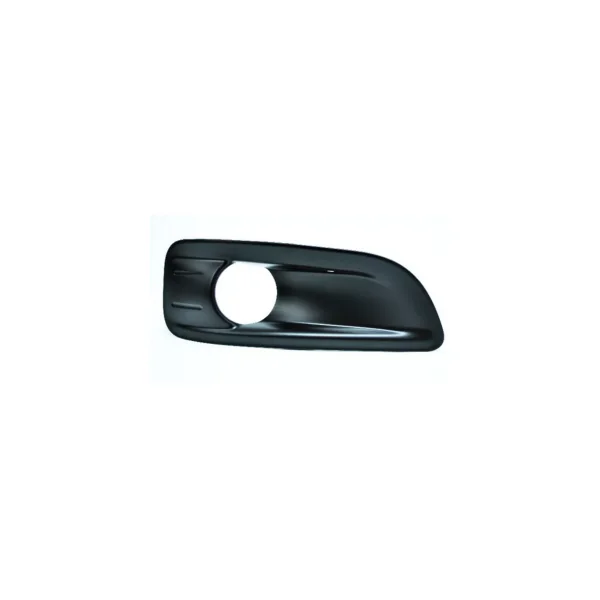 Grille calandre droite pour CITROËN C4 II ph.1 2010-2014 noire, trou antibrouillard pare chocs avant