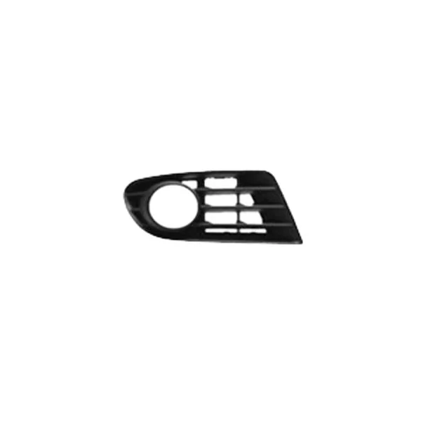 Grille calandre droite pour VOLKSWAGEN GOLF PLUS ph.1 2005-2009 noire, trou feu AB, pare chocs avant
