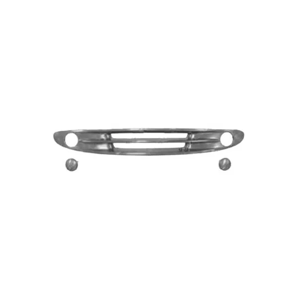 Grille de calandre centrale pour SMART FORTWO, 2003-2007, pare chocs avant, Gris clair, Neuve