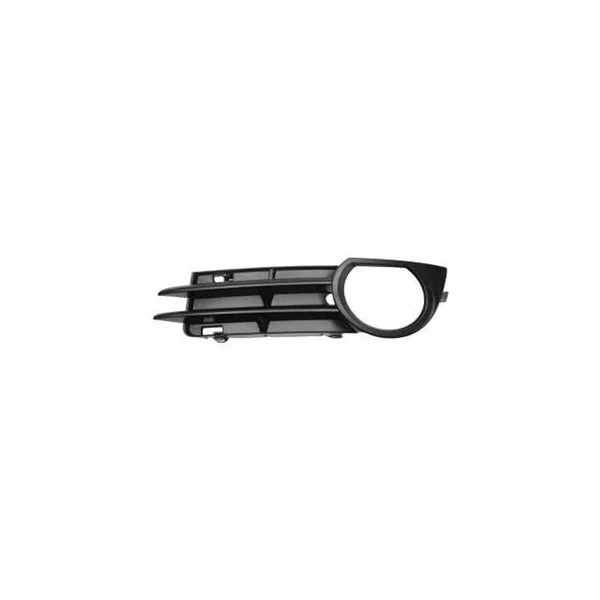 Grille de calandre gauche pour AUDI A3 II ph.1 SPORTBACK 2004-2008, noire, trou AB, pare chocs avant