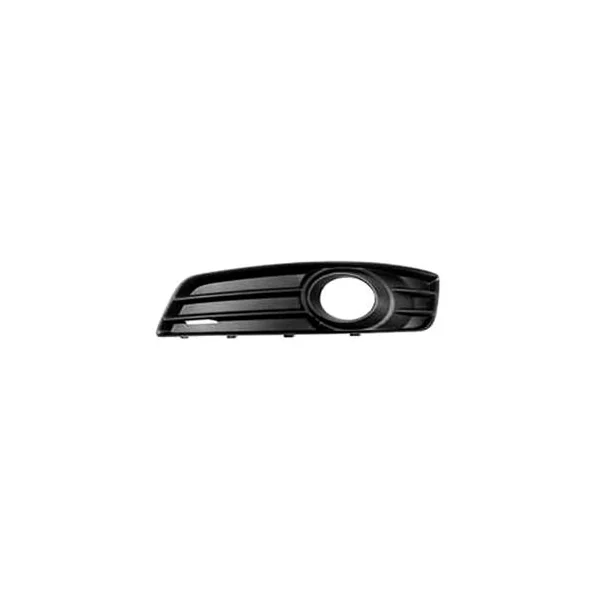 Grille de calandre gauche pour AUDI A3 II ph.3 (3 portes) 2008-2012, noire, (fermé), trou feu AB