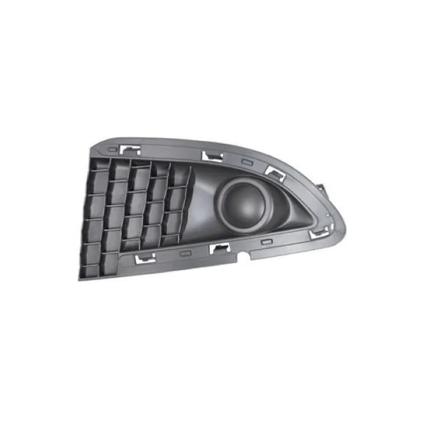 Grille de calandre gauche pour LANCIA YPSILON II ph. 1 2011-2015 avec sièges antibrouillard fermée, noire, Neuve