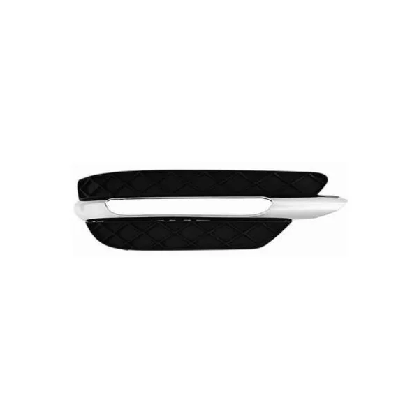 Grille de calandre gauche pour MERCEDES (W204) CLASSE C COUPE' depuis 2011, trou antibrouillard