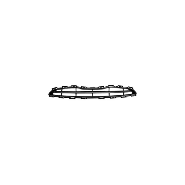 Grille de calandre supérieure pour NISSAN MICRA IV (K13) ph.1, 2010-2013, noire, pare chocs avant