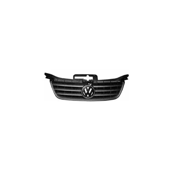 Grille de calandre supérieure VOLKSWAGEN CADDY III phase 1 2004-2010 noire, (Life), pare chocs avant