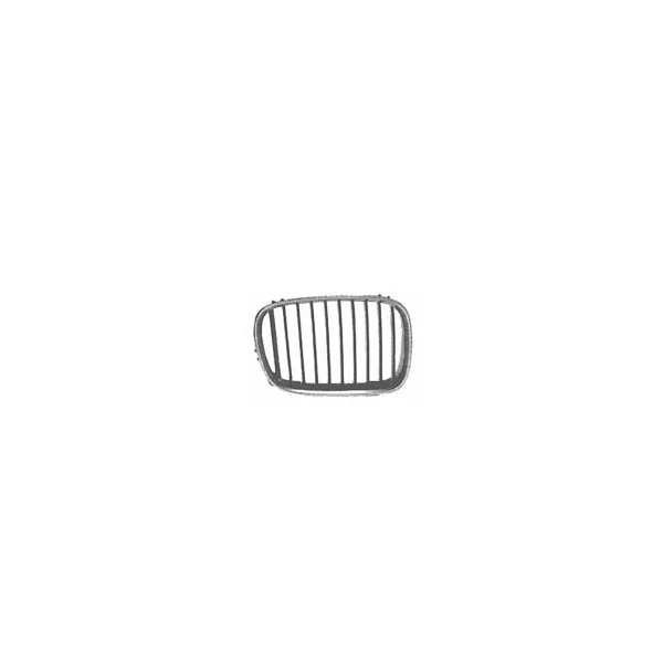 Grille de radiateur avant droite pour BMW Serie 5 E39, 1995-2000, chromée/noire, Neuve