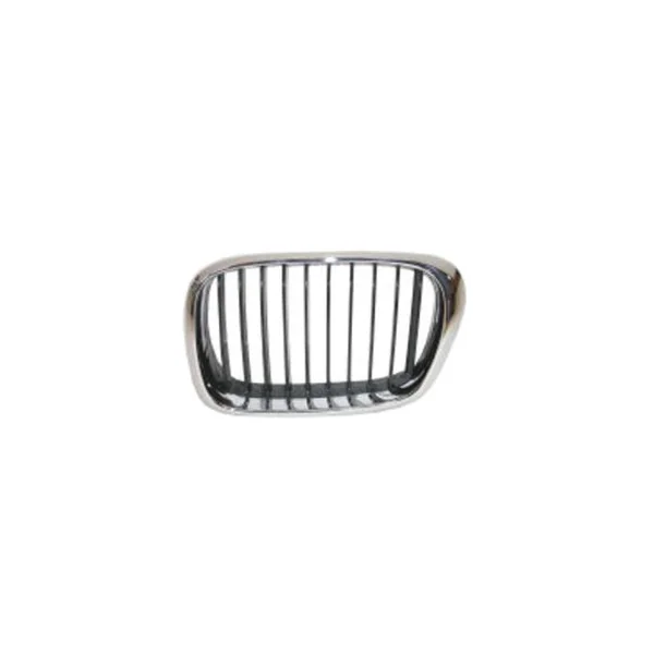 Grille de radiateur avant gauche pour BMW Serie 5 E39, 2000-2003, chromée, Neuve