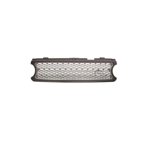 Grille de radiateur pour LAND ROVER RANGE ROVER 2006-2009 L322, Mod. 4.2 SE, grise foncée/argent, Neuve