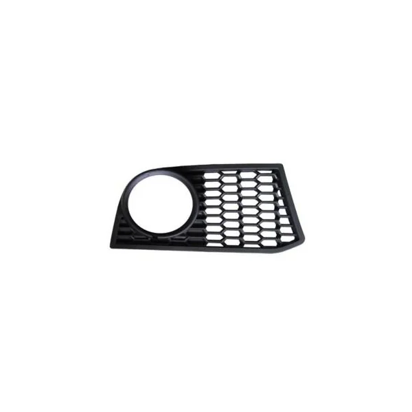 Grille pare chocs avant droit pour BMW Serie 5 F10 M-TECH, 2010-2013, trou feu antibrouillard ouverte, noire, Neuve