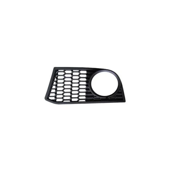 Grille pare chocs avant gauche pour BMW Serie 5 F10 M-TECH, 2010-2013, trou feu antibrouillard ouverte, noire, Neuve