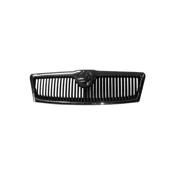 Grille radiateur centrale pour SKODA OCTAVIA II ph. 1 2004-2009, Complet, Neuve