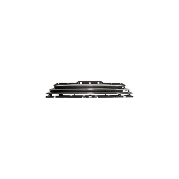 Grille/calandre radiateur supérieure pour MINI R56/R57 de 2011 à 2014, ONE/COOPER, modèle diesel, Noire avec moulures chromées, Neuve