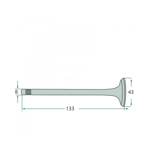 Guide de soupape Ø15mm - Deutz FL812 et FL912