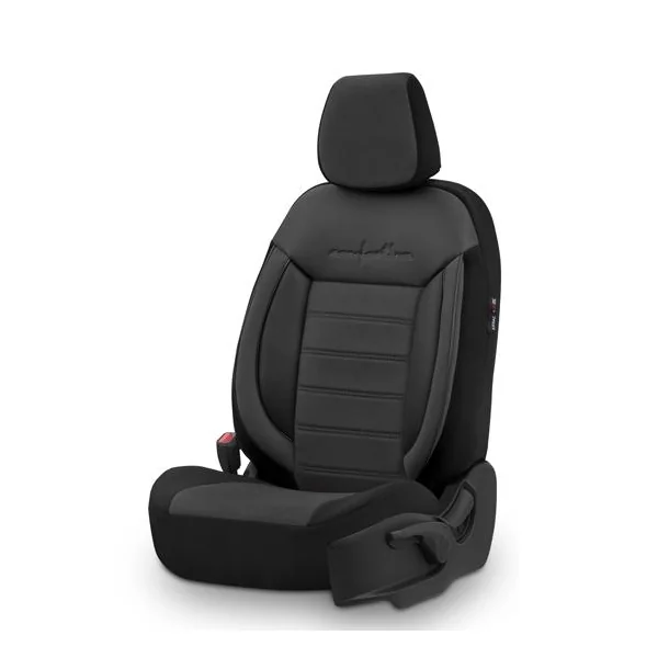 Jeu de housses universelles Confline Noir Gris - OTOM