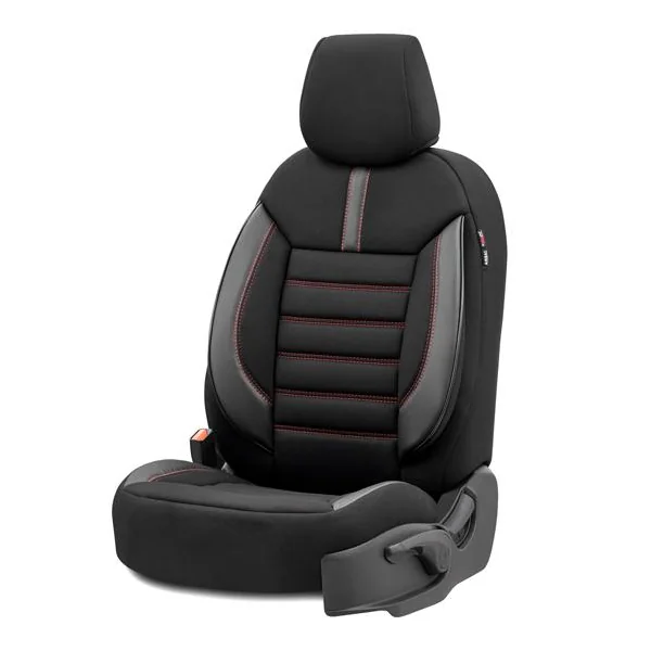 Jeu de housses universelles LTD Rouge Noir - OTOM