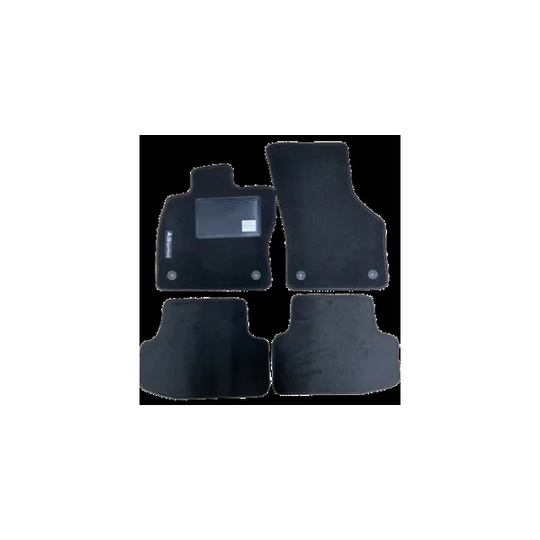 Kit 4 Tapis de sol Auto pour AUDI A3 SPORTBACK (8VA) de 2012 à 2016, sigle A3, avec CLIPS, Neuf