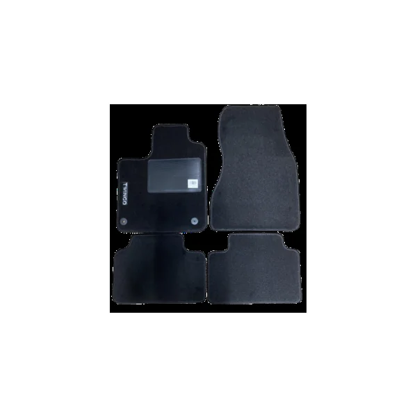 Kit 4 Tapis de sol Auto pour RENAULT TWINGO depuis 2014, avec sigle TWINGO, avec CLIPS, Neuf