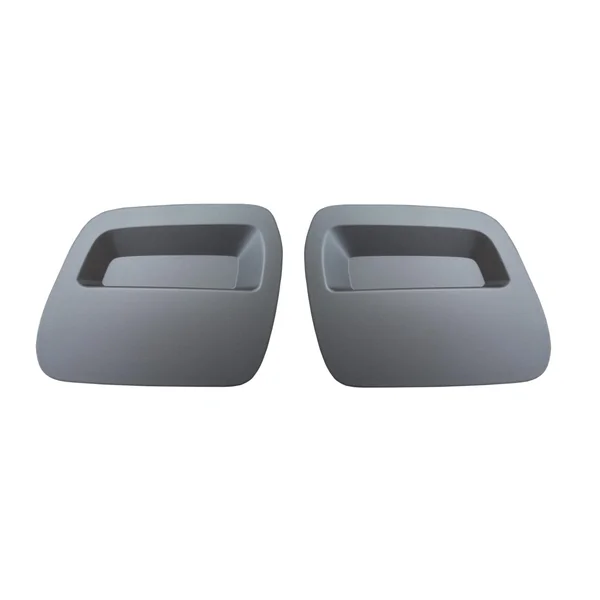 Kit cache crochet de remorquage avant droit et gauche pour DACIA DUSTER 2 phase 1 depuis 2018, grise, Neuf