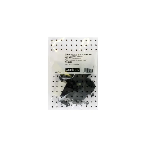 Kit de fixation assemblage Aile avant pour RENAULT CLIO III 2005 à 2014 (Tous modèles), Neuf