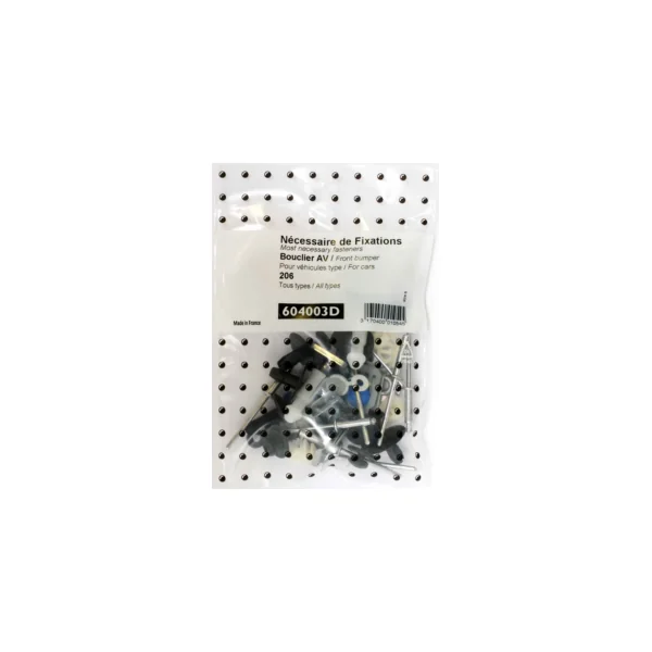 Kit de fixation assemblage Pare chocs avant pour PEUGEOT 206, 1998-2009 (tous modèles)