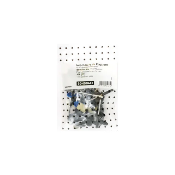 Kit de fixation assemblage Pare chocs avant pour PEUGEOT 308 I (T7) 2007-2014 (tous modèles)
