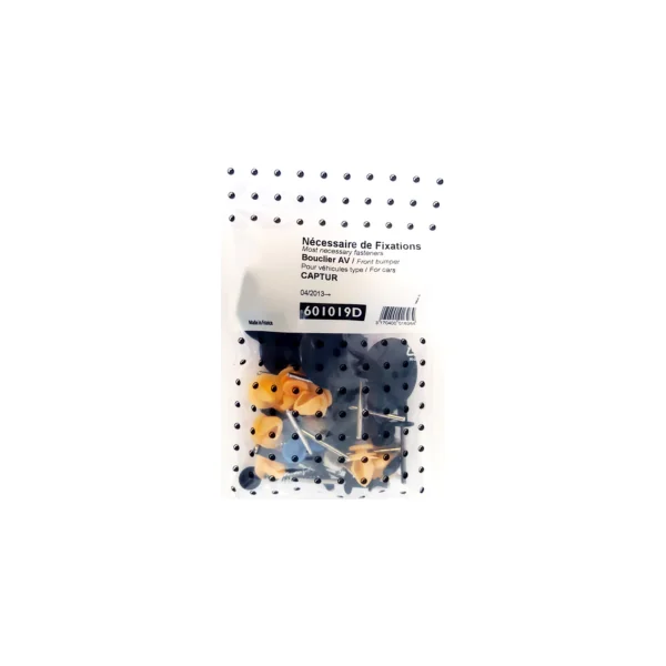 Kit de fixation assemblage Pare chocs avant pour RENAULT CAPTUR phase 1 - 2013 à 2017, Neuf
