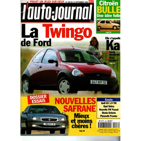 L'auto-journal N°446 - 12 septembre 1996