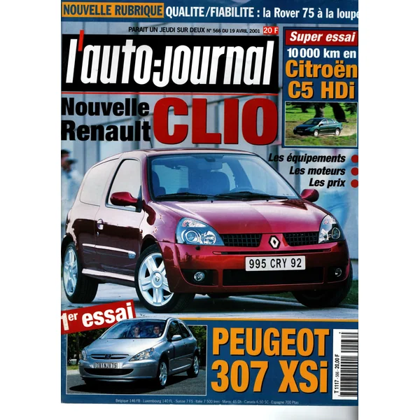 L'auto-journal N°566 - 19 avril 2001