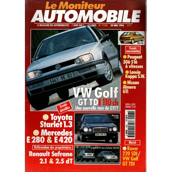Le Moniteur Automobile N°1108 - 30 mai 1996