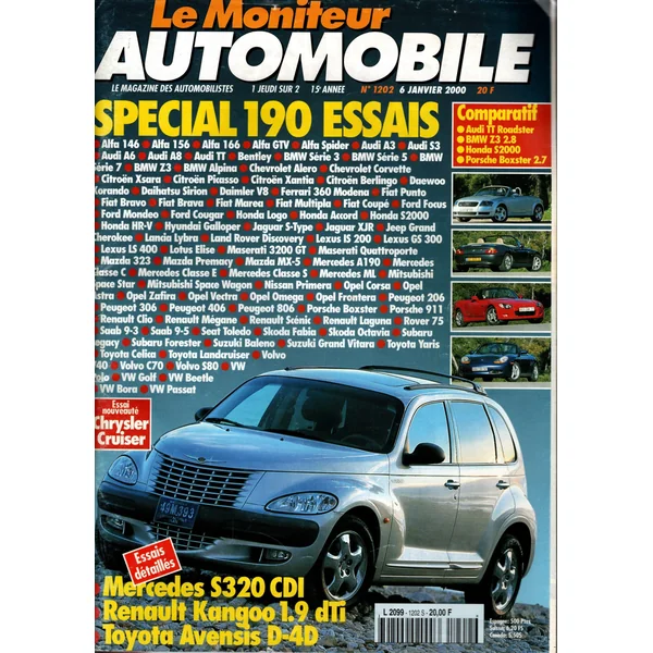 Le Moniteur Automobile N°1202 - 6 Janvier 2000