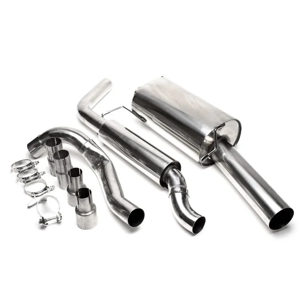 LIGNE D’ÉCHAPPEMENT SPORT INOX SORTIE SIMPLE RONDE 1×70 MM EVOG1AE70S POUR VW GOLF 1 CABRIOLET TYPE 155 / SCIROCCO 2 TYPE 53B (1984–1993)