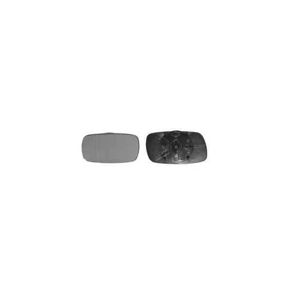 Miroir Glace de rétroviseur extérieur gauche pour OPEL ASTRA F, 1994-1998, dégivrant, avec support de fixation, Neuf