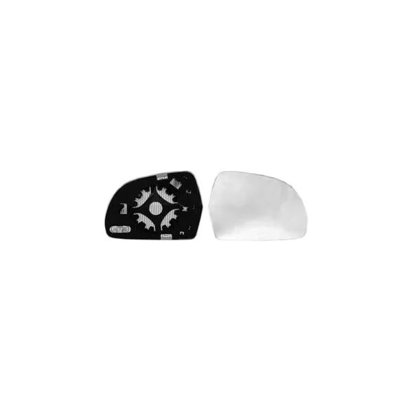 Miroir Glace rétroviseur droit pour AUDI A3 II ph.3 (3 portes) 2008-2010, dégivrant, à clipser