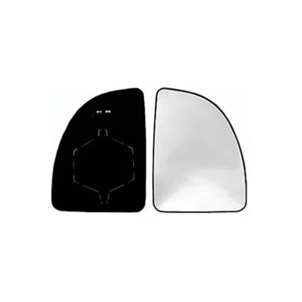 Miroir Glace rétroviseur droit pour FIAT DUCATO II phase 2, 2002-2006, verre supérieur, à clipser
