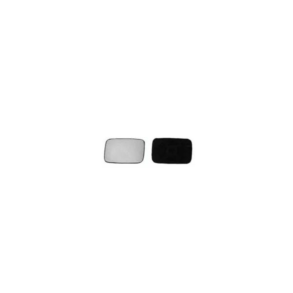 Miroir Glace rétroviseur extérieur gauche pour BMW Serie 5 E34 1988-1994, chromé, Neuf