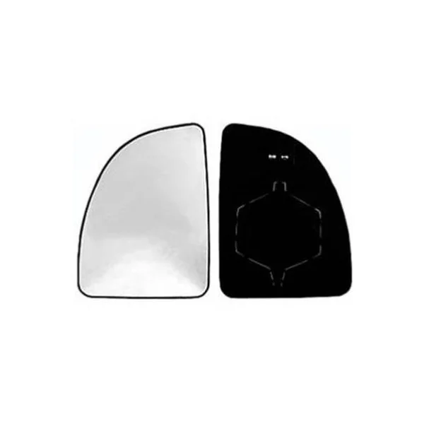 Miroir Glace rétroviseur gauche pour CITROËN JUMPER I phase 2, 2002-2006 verre supérieur, à clipser