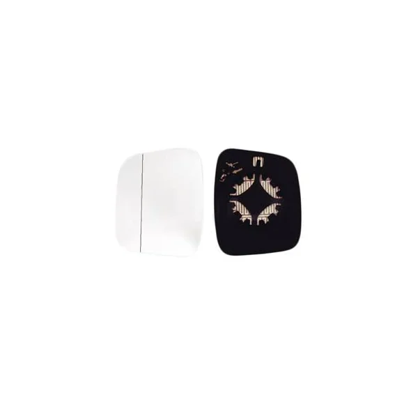 Miroir Glace rétroviseur gauche pour FIAT QUBO, 2008-2016, dégivrant, asphérique, à clipser, Neuf