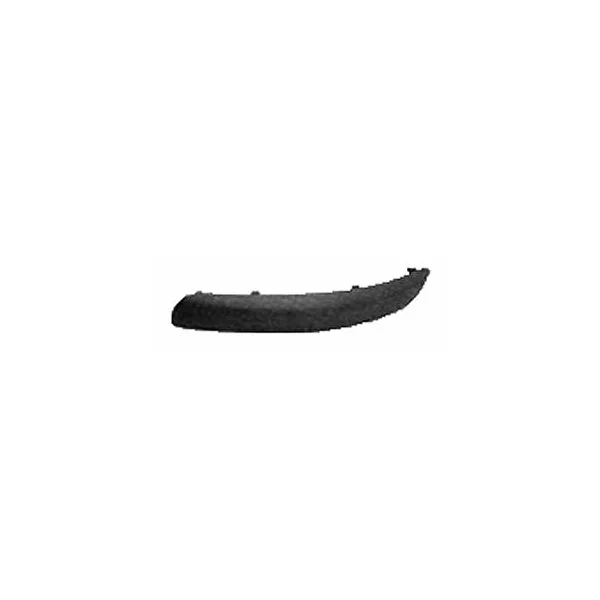 Moulure avant gauche pour VOLKSWAGEN GOLF PLUS phase 1, 2005-2009 noire, baguette pare chocs avant