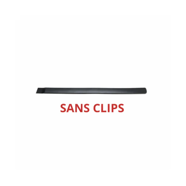 Moulure baguette latérale sur porte avant gauche pour PEUGEOT PARTNER I phase 2, 2002-2008, RANCH, Noire, sans clips, Neuve