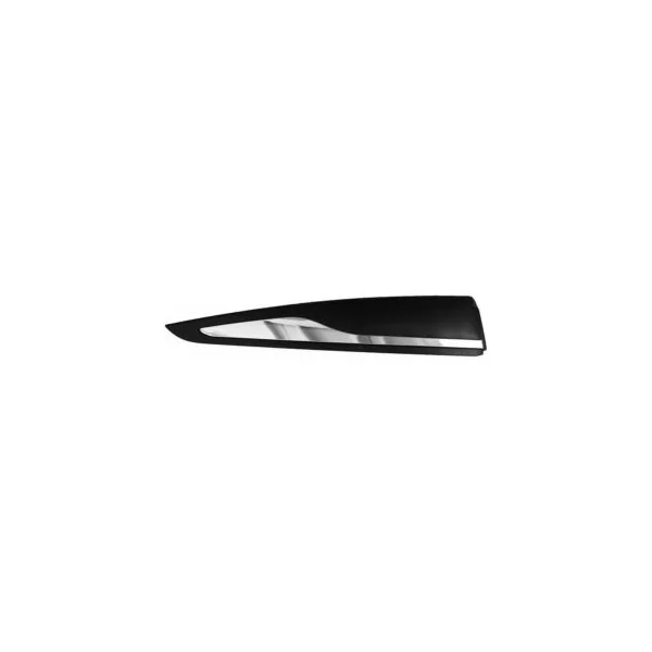 Moulure de porte arrière droite à peindre pour RENAULT CLIO IV phase 2, 2016-2019, avec profil chromé, Neuve
