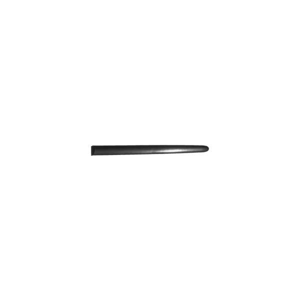 Moulure de porte arrière gauche pour PEUGEOT 206 ph.1, 1998-2003, modèle 5 portes, Noire, gaufré, Neuve