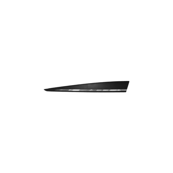 Moulure de porte avant gauche à peindre pour RENAULT CLIO IV phase 2, 2016-2019, avec profil chromé, Neuve
