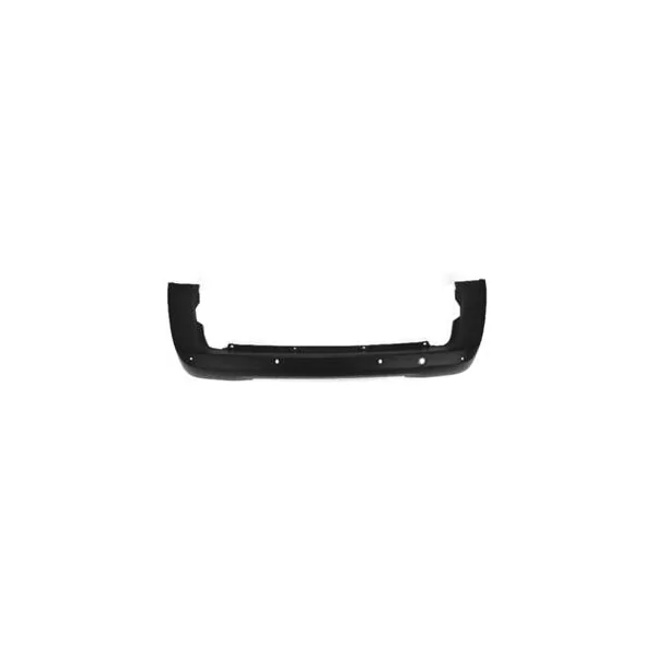 Pare chocs arrière pour FIAT FIORINO III Cargo, 2008-2016, (2 portes arrière), Mod. Cargo, trous radar, noir
