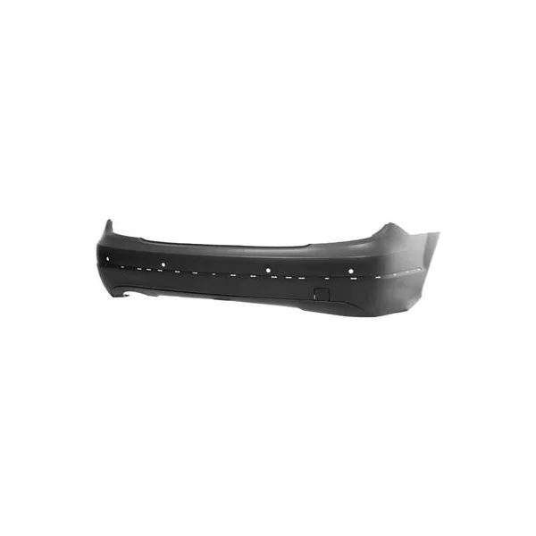 Pare chocs arrière pour MERCEDES (W204) CLASSE C ph. 2 2011-2014, trous radar+supports, Mod. 4 portes Avantgard/Elegance, Neuf à peindre