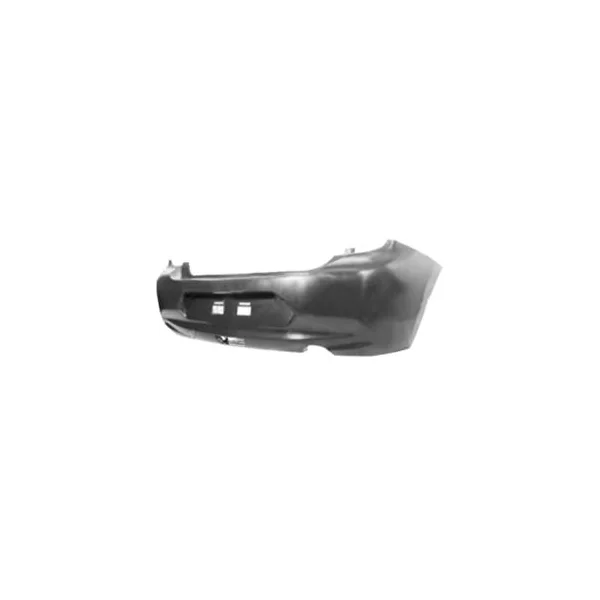 Pare chocs arrière pour NISSAN MICRA IV (K13) ph.2, 2013-2018, noir, Neuf