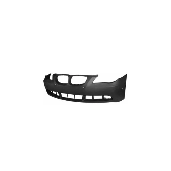 Pare chocs avant pour BMW Serie 5 E60-E61, 2003-2007, trous lave-phares, trous radar + supports, Neuf à peindre