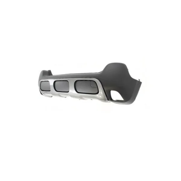 Pare-chocs arrière pour CITROËN C3 AIRCROSS depuis 2021, avec spoiler peint en gris, noir gaufré, Neuf