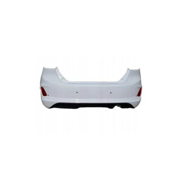Pare-chocs arrière pour FORD FIESTA Mk7 phase 2 depuis 2021, avec apprêt, avec 4 traces PDC, modèle ST Line, Neuf