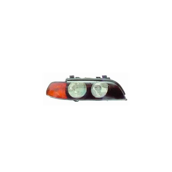 Phare optique avant droit pour BMW Serie 5 E39 1995-2000, H7+HB3, orange, Neuf